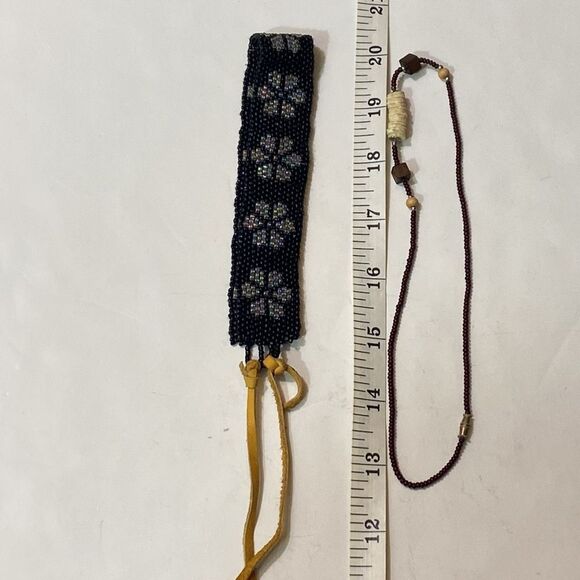 Lot 2 Pc Necklaces Hand Made - Picture 3 of 6